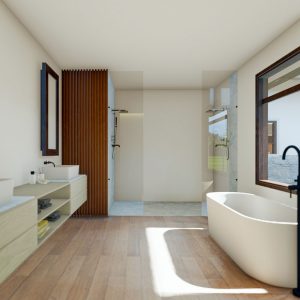realistic 3d bathroom render